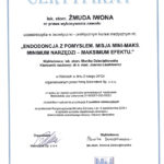 endodoncja - certyfikat specjalisty stomatologa Medicodent Kielce